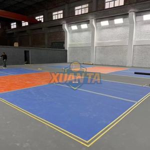 Fabricant d'usine, vente en gros, tapis de sol de sport en PVC vinyle <span class=keywords><strong>Taraflex</strong></span> approuvé BWF, portable, pour terrain de badminton intérieur - Product Image 6