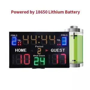 Elettronico Led calcio Tennis basket Display Timer digitale Untuk Futsal Cricket Table And Time For Team Sports tabellone segnapunti