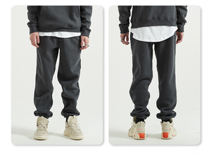 Autunno E Inverno Allentato Organic <span class=keywords><strong>Pantaloni</strong></span> di Cotone Poliestere Sport Cachi Casuale Pista Degli Uomini di Tasca di Modo Delle Donne di Spessore <span class=keywords><strong>Pantaloni</strong></span> <span class=keywords><strong>Pantaloni</strong></span> - Product Image 6