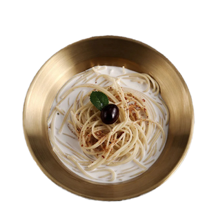 <span class=keywords><strong>Platos</strong></span> de <span class=keywords><strong>Melamina</strong></span> Negros Mate Redondos y Planos al por Mayor para Vajilla de Restaurante - Product Image 5