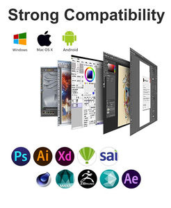 G10 Design professionnel 8192 niveaux Stylo numérique électronique sans batterie Bloc-notes d'écriture manuscrite <span class=keywords><strong>pour</strong></span> l'animation - Product Image 4