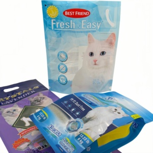 Sacs d'emballage personnalisés refermables à fermeture éclair, grands formats, pour aliments humides pour chats (5 kg, 20 kg), en Mylar, pour aliments pour chiens, type sac à main - Product Image 5