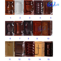 Ataúd para Adultos de Madera de Caoba Sólida, Estilo Americano, con Terciopelo Crema, Acabado Mate y Brillante, y Media Tapa, para Entierro