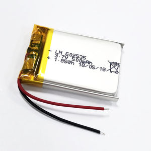 Iec62133 인증 충전식 폴리머 리튬 이온 셀 평면 배터리 502535 802035 와 400Mah 3.7V <span class=keywords><strong>Lipo</strong></span> 배터리 - Product Image 6