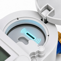 Compteur électronique prépayé pour carte intelligente, compteur d'eau IP68, corps en laiton et cuivre, OEM