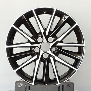Cerchi per Auto Passeggeri NERI CON SUPERFICIE LAVORATA 18*8 <span class=keywords><strong>5</strong></span>*114.3 +<span class=keywords><strong>50</strong></span> 60.1 Adatti per Toyota Camry 86 Allion Corolla GT86 - Product Image 1