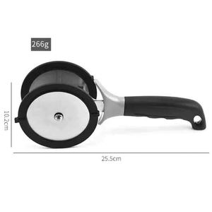 Box Stainless Steel Roller Pizza Knife Cake Baking <b>Cart</b> Wheel <b>Tools</b> Plastic Handle - Product Image 3