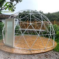 Dôme géodésique de luxe de haute qualité de 6 m, tente de glamping en plein air