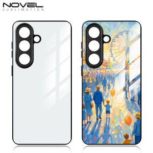 Nouvelle Arrivée Coque de Téléphone en Verre Trempé TPU 2D Vierge pour Sublimation Coque de Téléphone en Verre pour Samsung S26 Series Personnalisée Luxe - Product Image 1