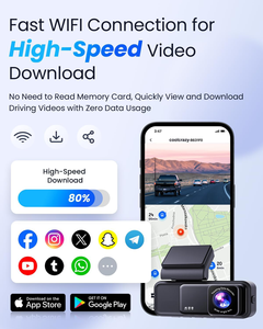 E-too กล้องหน้าและหลังติดรถยนต์2ช่อง4K ระบบตรวจจับการเคลื่อนไหวระบบ azdash - Product Image 6