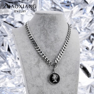 Collares y Colgantes Cubanos para Hombre y Mujer, Gargantilla de 9MM, Joyería Hip Hop, Accesorios de Moda Gruesos y Robustos - Product Image 3