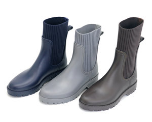 YL153 alta calidad precio barato negro media pantorrilla peso ligero resistente al agua <span class=keywords><strong>Botas</strong></span> <span class=keywords><strong>de</strong></span> lluvia <span class=keywords><strong>de</strong></span> las mujeres - Product Image 6