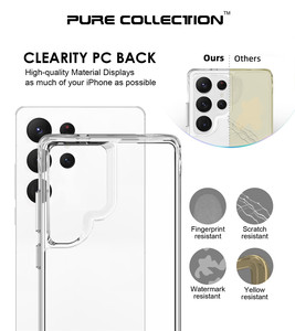 <span class=keywords><strong>Cover</strong></span> <span class=keywords><strong>trasparente</strong></span> per telefono <span class=keywords><strong>trasparente</strong></span> in TPU PC ibrido per telefono <span class=keywords><strong>trasparente</strong></span> in cristallo antiurto per Samsung Galaxy S25 Ultra S24 S23 Ultra S22 <span class=keywords><strong>S21</strong></span> - Product Image 5