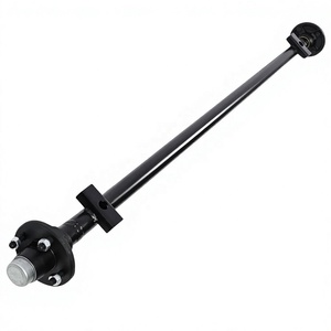 Nuevo Eje de Remolque Pengyuan de 2000 lb, Kit de Eje de Remolque Simple de Servicio Ligero, Patrón de Pernos 4x4 - Product Image 1