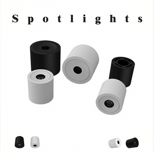 Foco LED Ecolux de 7W y 10W, moderno, ajustable, haz estrecho, cuerpo de aluminio, montado en superficie, interior, COB, luz descendente, alto CRI 95 IP20 - Product Image 1