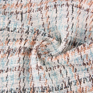 Tissu double face parfumé en coton et polyester, <span class=keywords><strong>petit</strong></span> ensemble, étoffe jacquard, tricoté, à carreaux, logo chiot, pour robe, TC - Product Image 3