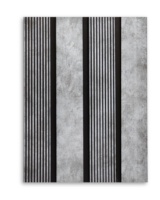 Échantillon de panneau mural en polystyrène AMER, couleur bois coréen, panneau mural en grille PS