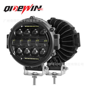 7 Inch Round <b>Led</b> <b>Work</b> <b>Light</b> 6000 Lm 55W 12-24V For Car Suv Truck Driving <b>Lights</b> - Product Image 3