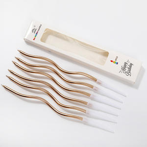 <span class=keywords><strong>Bougie</strong></span> d'<span class=keywords><strong>Anniversaire</strong></span> en Gros <span class=keywords><strong>de</strong></span> Haute Qualité, Lot <span class=keywords><strong>de</strong></span> 6 Pièces/Sac, <span class=keywords><strong>Bougie</strong></span> Spirale Colorée pour <span class=keywords><strong>Mariage</strong></span>, Décoration <span class=keywords><strong>de</strong></span> Gâteau <span class=keywords><strong>de</strong></span> Fête - Product Image 6