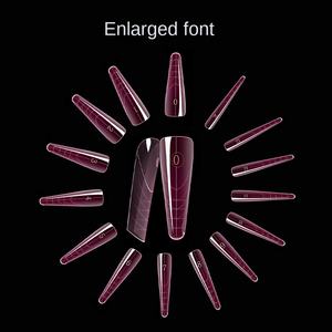 แม่พิมพ์ปลายต่อเล็บดีไซน์แบนแบบฝรั่งเศสสำหรับร้านทำเล็บ - Product Image 4