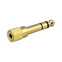 Adaptateur audio prise femelle, 6.35mm à 3.5mm, transfert Audio