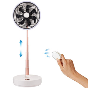 พัดลมไฟฟ้าควบคุมระยะไกล - พัดลมตั้งพื้นแบบส่ายอัจฉริยะ เงียบ สำหรับใช้ในบ้าน พัดลมตั้งโต๊ะ พัดลมหมุนเวียนอากาศ ราคาโรงงาน - Product Image 1