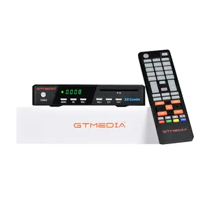 GTMEDIA X8 COMBO Récepteur satellite DVB-S2X T2 Cable Dual Tuner Decoder with Scart for 19.2E 13E for Europe Spain Italy