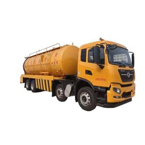 Dongfeng 8*4 Efficient City Sewage Suction Truck 27m3 Brand New <b>Vacuum</b> Pump Suction Sewerage Truck - Product Image 1