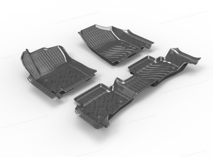 Fabricación de Material de fibra de carbono, alfombrilla para pies, revestimiento de suelo, alfombrillas profesionales para coche para Hyundai VENUE <span class=keywords><strong>2023</strong></span> - Product Image 2