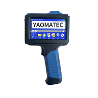 Impresora de inyección de tinta industrial YAOMATEC de 12.7mm para logotipos, impresora de inyección de tinta portátil para fecha de caducidad en botellas y huevos, precio mayorista