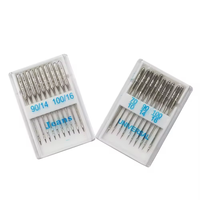 Aiguilles universelles domestiques en acier inoxydable pour machine à coudre, taille mixte, 20 pièces