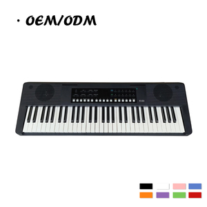Clavier électronique portable professionnel AIERKE K191 en plastique USB/<span class=keywords><strong>MIDI</strong></span>, 300 rythmes et sons, batterie rechargeable, son amélioré - Product Image 1