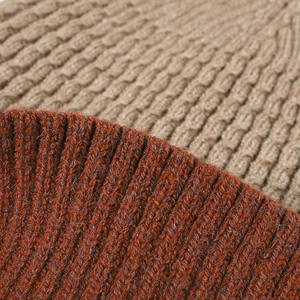 Gorro de punto con gofres acrílicos 100%, gorro de invierno con puños, gorro de lana, gorro de reloj personalizado de punto - Product Image 3