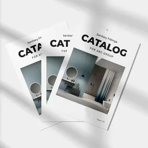 Pencetak warna profesional buku selebaran kustom buku katalog brosur foto pencetakan majalah