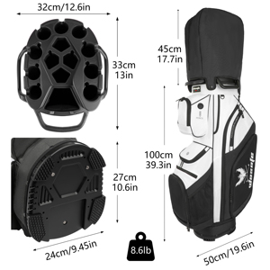 <span class=keywords><strong>Sac</strong></span> <span class=keywords><strong>de</strong></span> <span class=keywords><strong>golf</strong></span> professionnel léger et imperméable en polyester, prix <span class=keywords><strong>de</strong></span> gros d'usine, <span class=keywords><strong>14</strong></span> séparateurs, pour hommes - Product Image 6