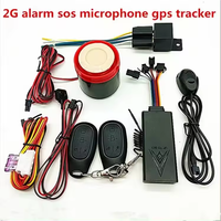 Traqueur GPS pour voiture Traqueur GPS pour moto Alarme SOS avec clé et haut-parleur
