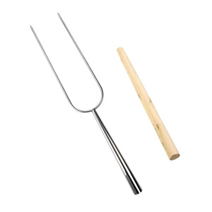 Yolecen - Tenedor para Asar Cerdo en Forma de U, de Acero Inoxidable Grueso, para Asar Cerdo Crujiente, Pierna de Cordero, Pollo y Conejo - Product Image 5
