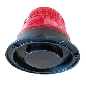 Feu de signalisation solaire LED Pa-036 rouge IP65, portée visuelle 200 m, pour chantier et signalisation d'obstacles routiers - Product Image 3