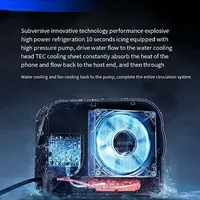NISHEN refroidissement par eau téléphone mobile radiateur d'eau semi-conducteur téléphone portable NISHENG refroidisseur d'eau dissipateur de chaleur Ice Pad pour les jeux