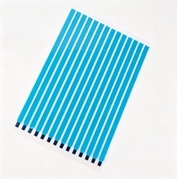Ruban adhésif double face découpé à la forme en PET acrylique bleu, haute viscosité, sans résidus, faible bruit, pour réparations de batteries de téléphones et de bords d'ordinateurs portables