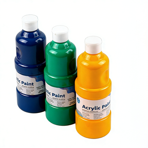 Pigmento Acrílico ZKJ 500ml 12 Colores Gran Volumen para Lienzo y <span class=keywords><strong>Pintura</strong></span> <span class=keywords><strong>de</strong></span> Paredes <span class=keywords><strong>de</strong></span> Vidrio Uso en Estudio <span class=keywords><strong>de</strong></span> <span class=keywords><strong>Pintura</strong></span> a Mano - Product Image 3