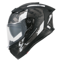 Casque de moto intégral certifié ECE DOT 2025, coque ABS, pour la conduite sur route, toutes saisons, avec logo personnalisable