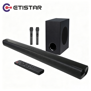 <span class=keywords><strong>Barra</strong></span> de <span class=keywords><strong>Sonido</strong></span> para TV de 2.1 Canales con Subwoofer, Micrófono, Sistema de Cine en Casa, Bluetooth, Karaoke, Control Remoto, HDMI, <span class=keywords><strong>Sonido</strong></span> HIFI con Bajos Profundos - Product Image 1