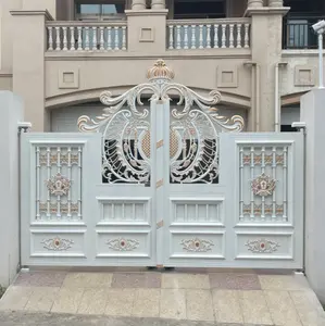 Design automatico del cancello principale, cancelli esterni della Villa