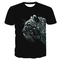 Tshirt Homme Imprimé 3D Logo Personnalisé en Coton Tricoté Mouton Tigre Animal Tshirts Playeras Tshirts avec Logo Unique