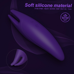 Vibratore a Doppia Azione 2 in 1 MS Wholesale per Clitoride e Capezzoli con Vibrazione Regolabile per Donne - Product Image 1