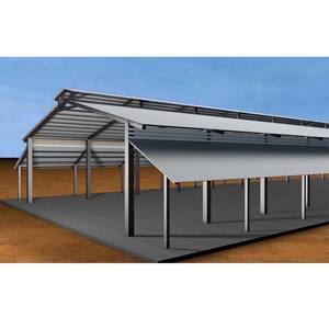 Piccolo Stalla Prefabbricata per Bestiame / Capannone per Mucche con Telaio in Acciaio Zincato e Materiali Metallici - Product Image 1