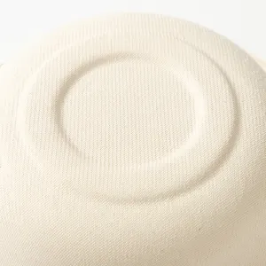 Biodegradable Oval Sugarcane Bowl For Eco-Friendly And Disposable Food Packaging