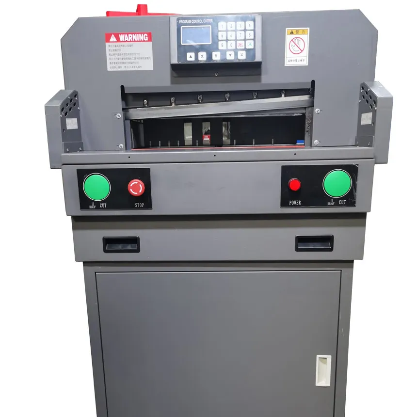 Equipamento elétrico de corte de papel de alta precisão, 4608, empurre automaticamente, máquina de corte de papel