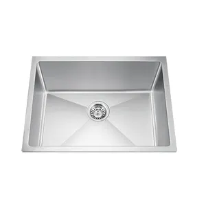 Wastafel Dapur Grosir, Wastafel Dapur Buatan Tangan, Wastafel Tunggal Dapur Stainless Steel